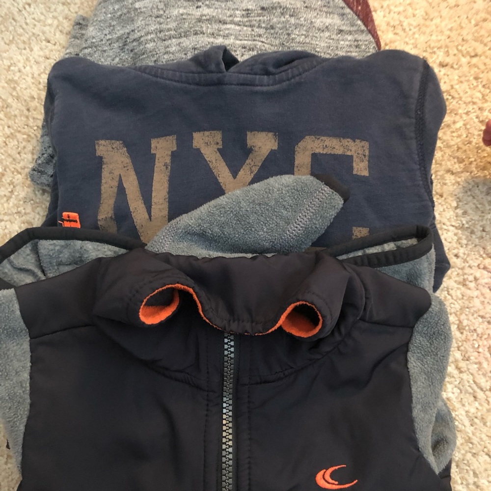 Bundle of 4 toddler boy jackets size 3T/4T